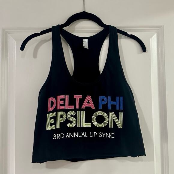 Delta Phi Epsilon Cropped Tank Top - Picture 3 of 7